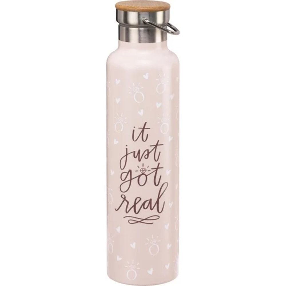 PRIMITIVES by Kathy Heart n Ring Design Stainless Steel Insulated Bottle